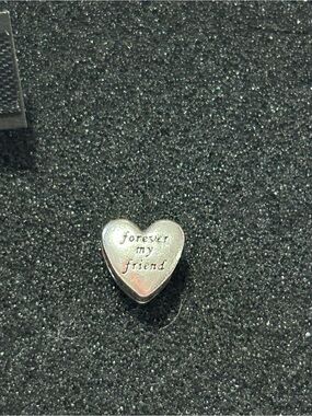 Forever My Friend Silver Heart Charm first my mother